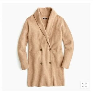 J. Crew: Double-breasted Cardigan Coat - Supersoft